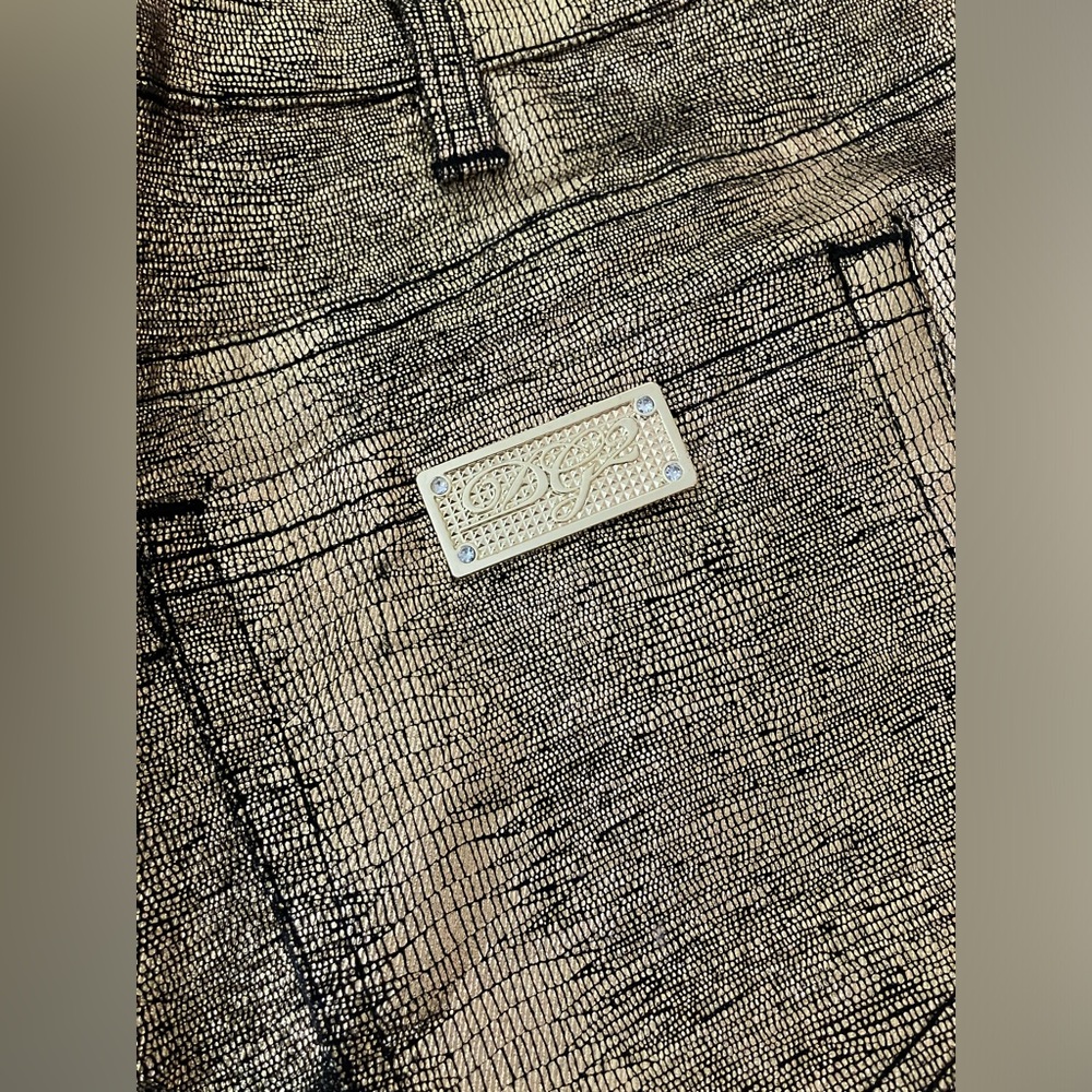 Vintage DG2 gold & black jeans - Picture 4 of 6